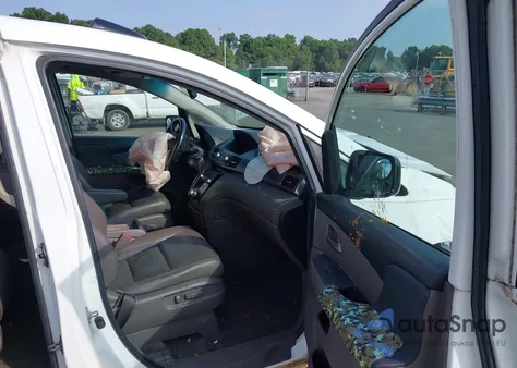 2011 Honda Odyssey Ex-L from USA, damaged, VIN 5FNRL5H65BB100118